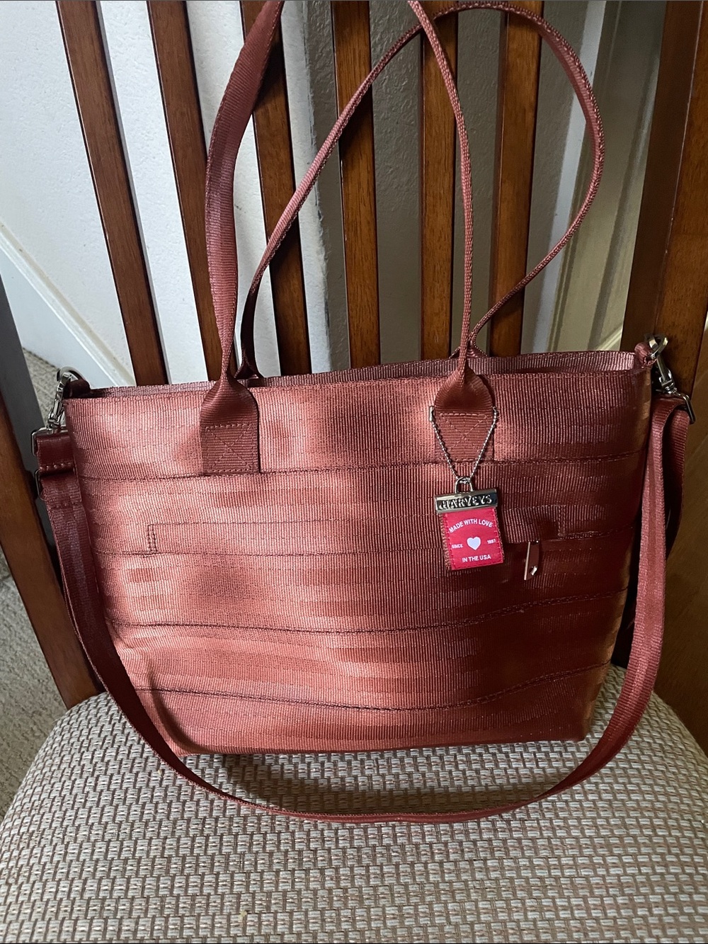 Harveys Copper Mini Streamline Tote with Double Straps